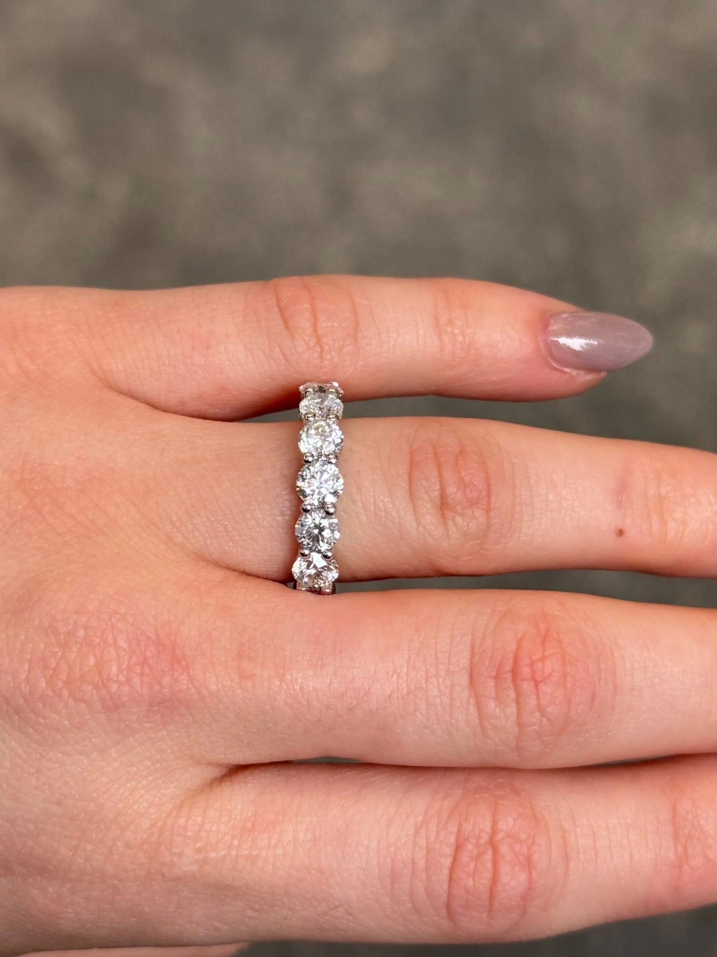 Ladies 6ct Eternity Wedding Band