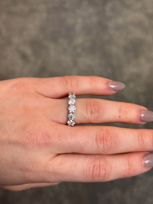Ladies 6ct Eternity Wedding Band