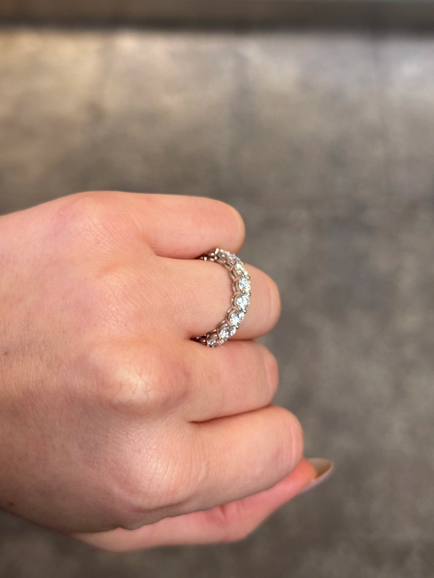 Ladies 3.50ct Eternity Wedding Band