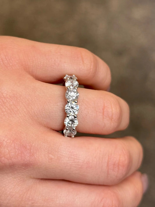 Ladies 7ct Eternity Wedding Band