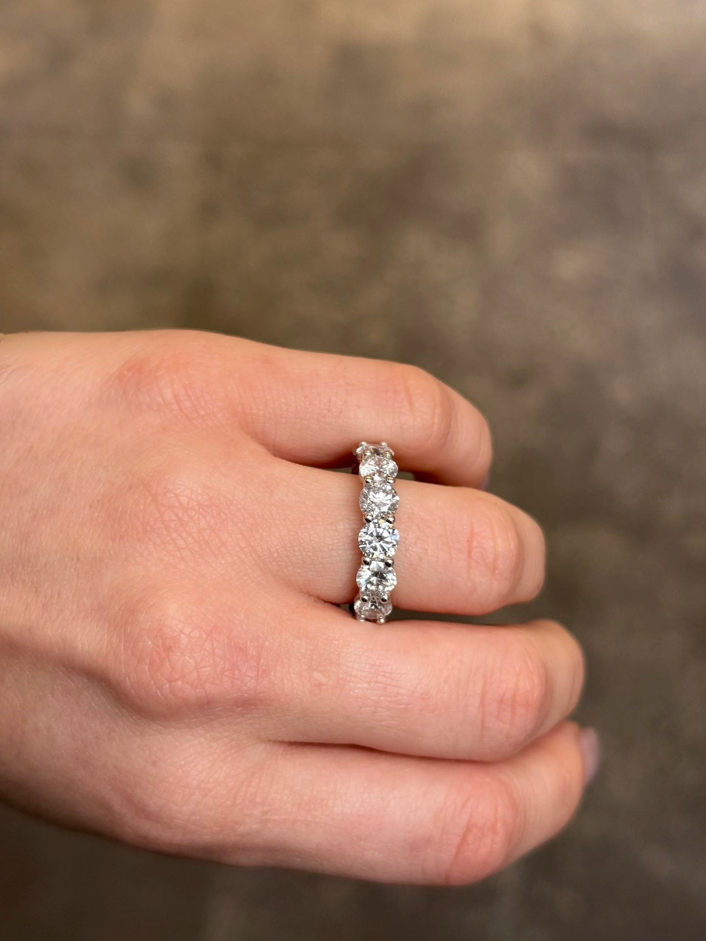 Ladies 7ct Eternity Wedding Band