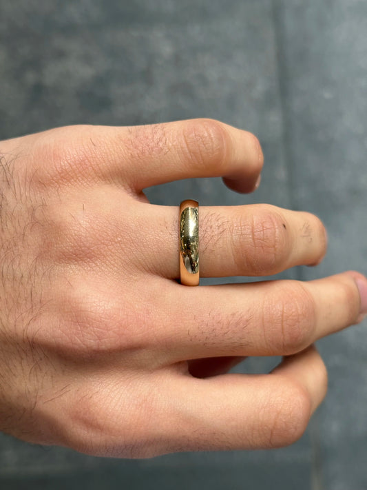 5mm Plain Gold Wedding Bands