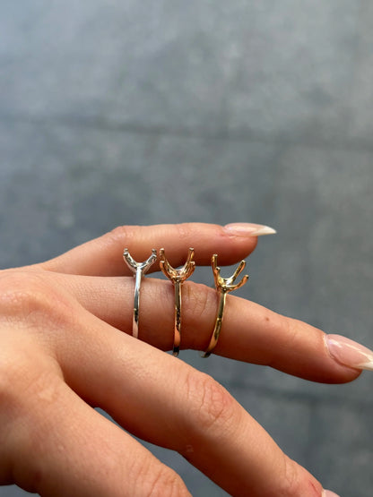 Ladies Plain Gold Engagement Rings