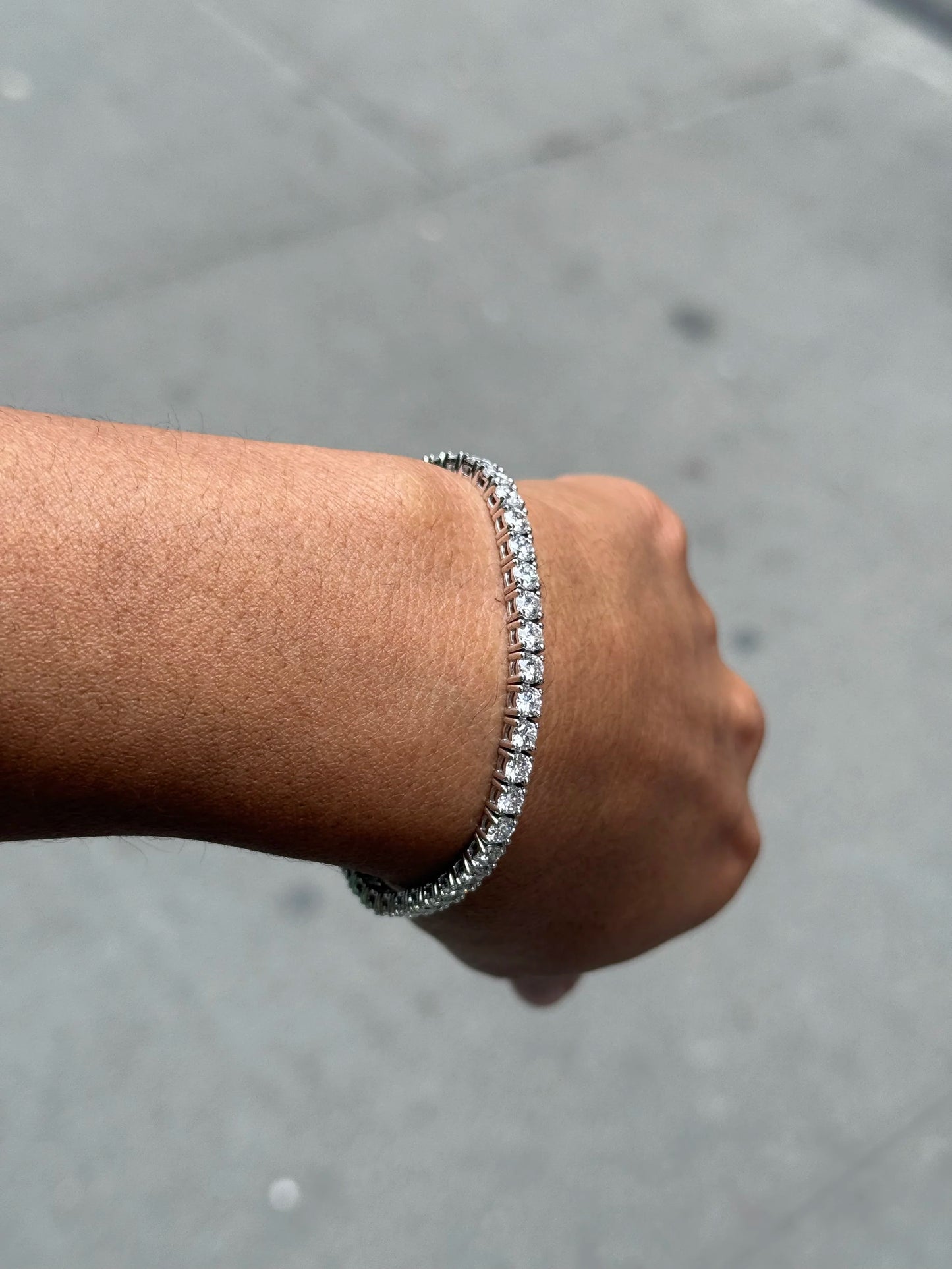8ct Lab Grown Tennis Bracelet