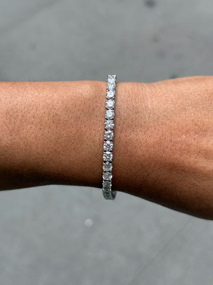 12ct Lab Grown Tennis Bracelet