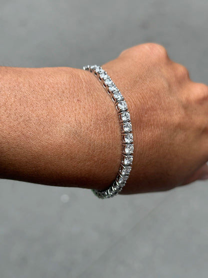 12ct Lab Grown Tennis Bracelet